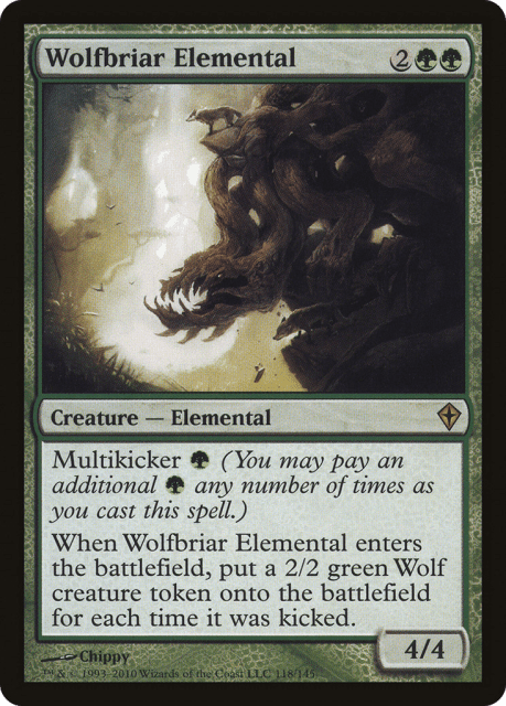 Wolfbriar Elemental (118) — Worldwake