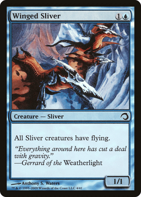 Winged Sliver (4) — Premium Deck Series: Slivers