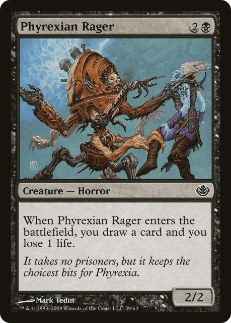 Phyrexian Rager (39) — Duel Decks: Garruk vs. Liliana