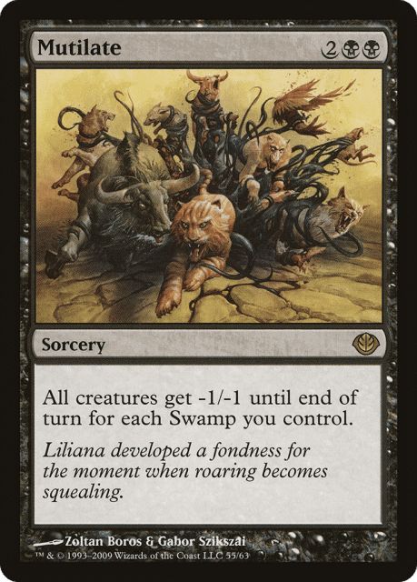 Mutilate (55) — Duel Decks: Garruk vs. Liliana