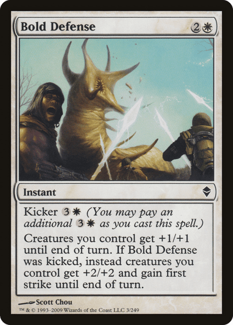 Bold Defense (3) — Zendikar