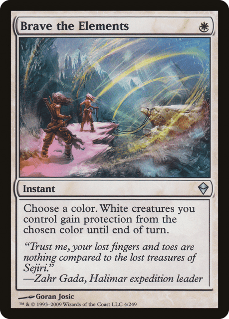 Brave the Elements (4) — Zendikar