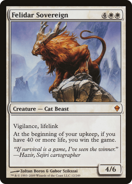 Felidar Sovereign (12) — Zendikar