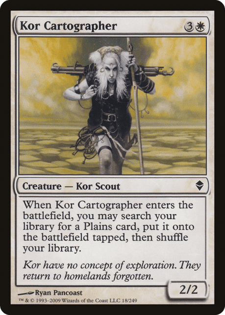Kor Cartographer (18) — Zendikar