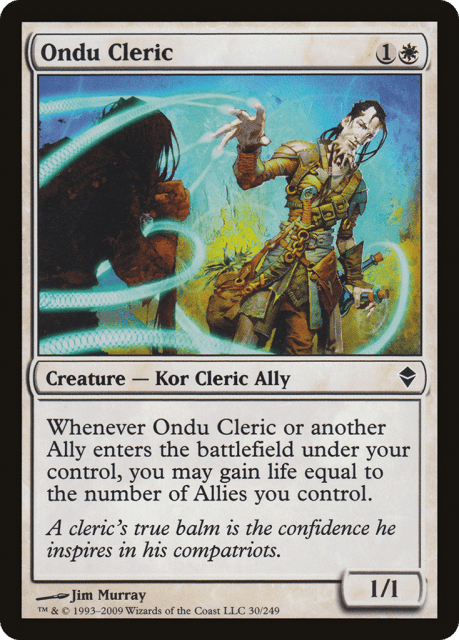 Ondu Cleric (30) — Zendikar