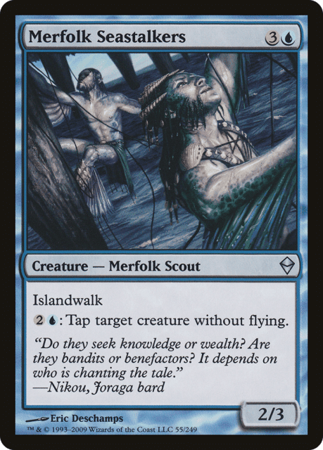 Merfolk Seastalkers (55) — Zendikar