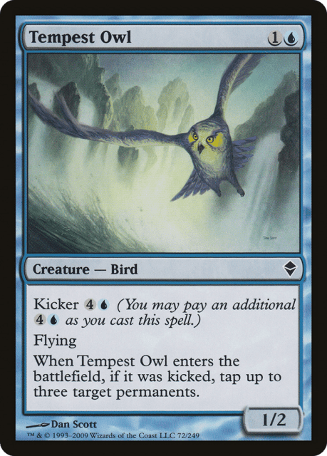 Tempest Owl (72) — Zendikar