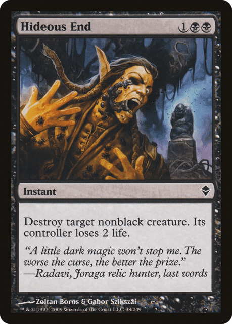 Hideous End (98) — Zendikar