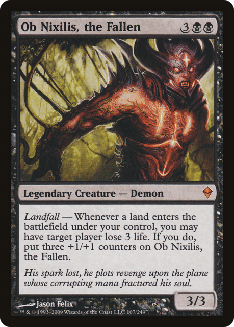 Ob Nixilis, the Fallen (107) — Zendikar
