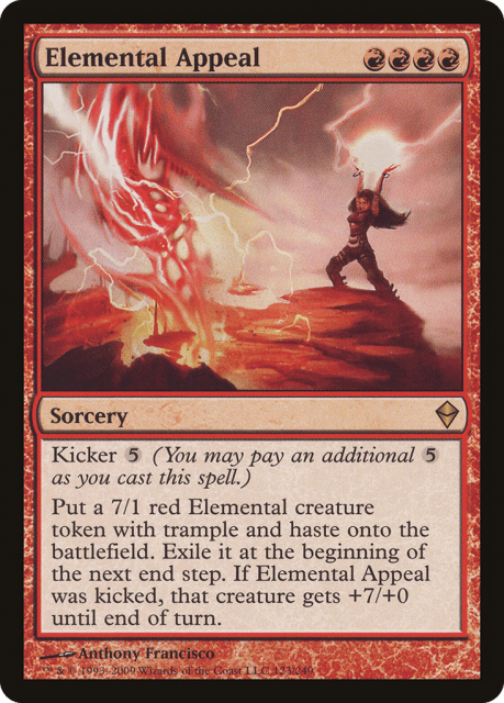 Elemental Appeal (123) — Zendikar