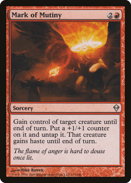 Mark of Mutiny (137) — Zendikar