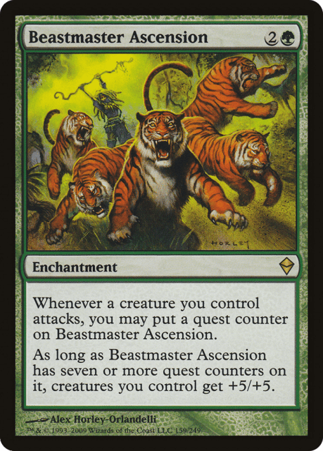 Beastmaster Ascension (159) — Zendikar