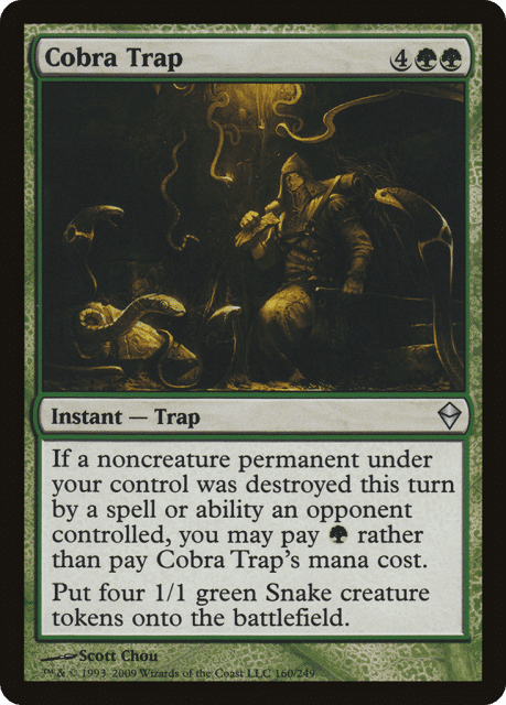 Cobra Trap (160) — Zendikar