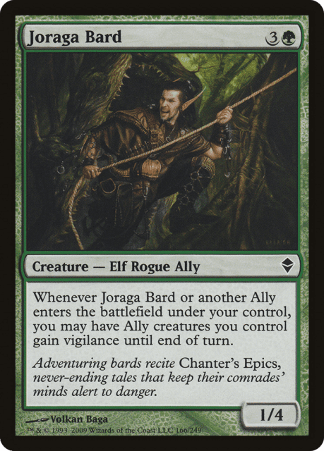 Joraga Bard (166) — Zendikar