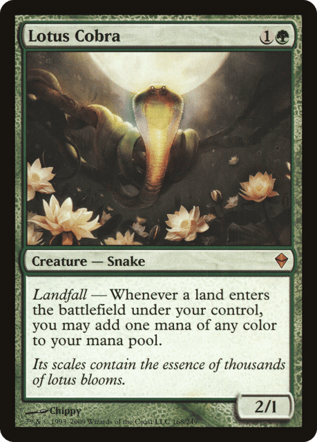 Lotus Cobra (168) — Zendikar