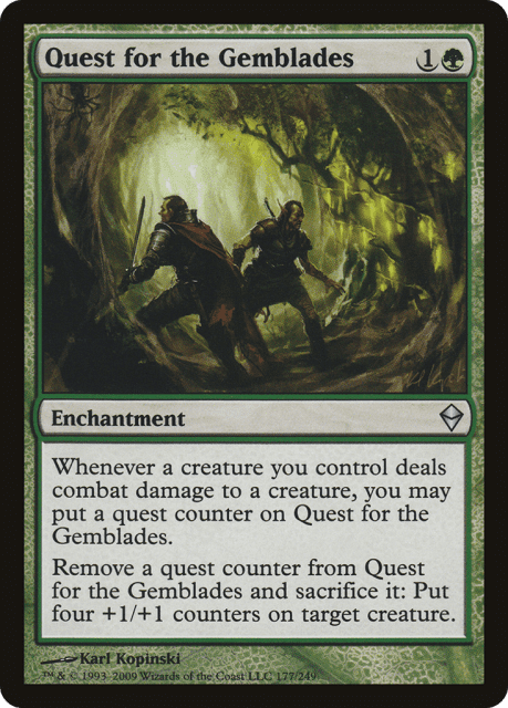 Quest for the Gemblades (177) — Zendikar