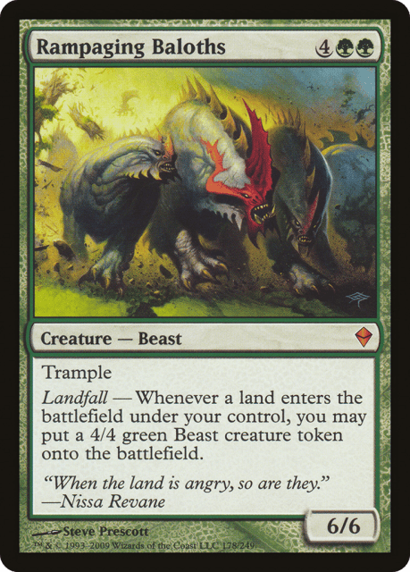 Rampaging Baloths (178) — Zendikar
