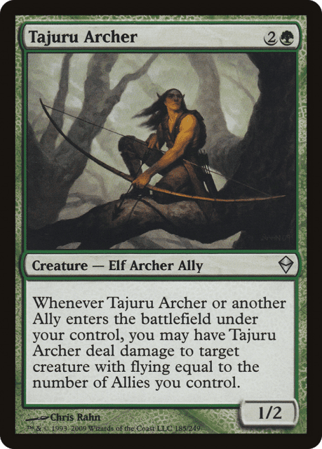 Tajuru Archer (185) — Zendikar