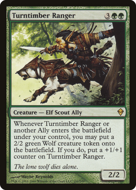Turntimber Ranger (191) — Zendikar