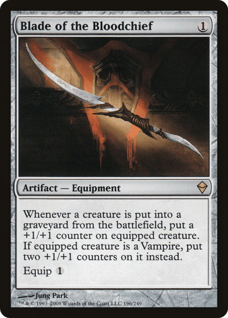 Blade of the Bloodchief (196) — Zendikar
