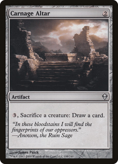 Carnage Altar (198) — Zendikar