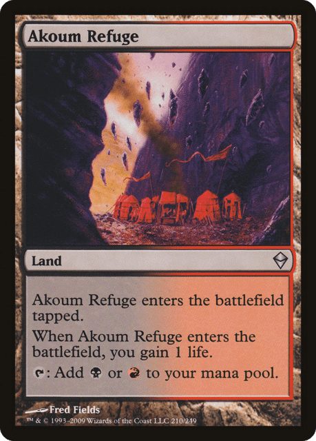 Akoum Refuge (210) — Zendikar