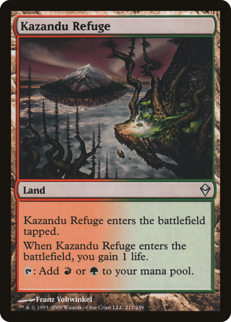 Kazandu Refuge (217) — Zendikar
