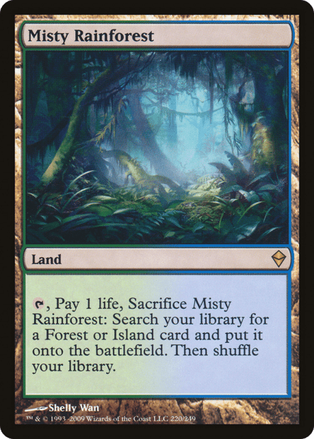 Misty Rainforest (220) — Zendikar