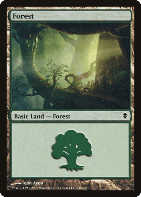 Forest (246a) — Zendikar