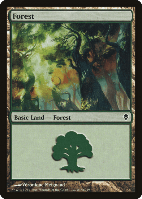 Forest (248a) — Zendikar