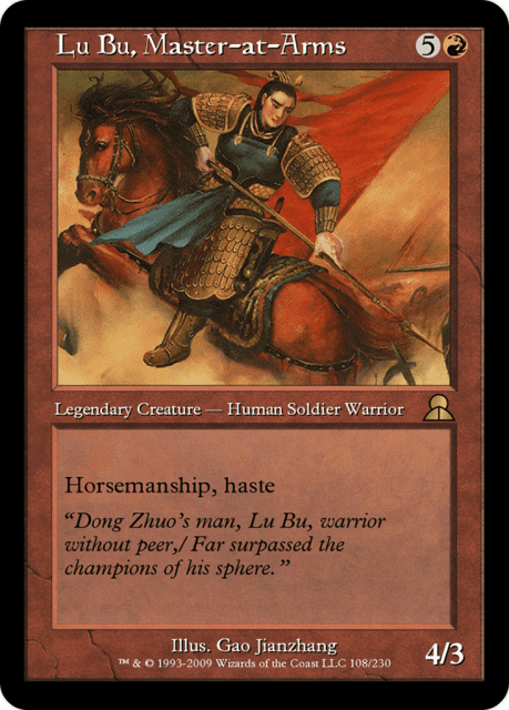 Lu Bu, Master-at-Arms (108) — Masters Edition III