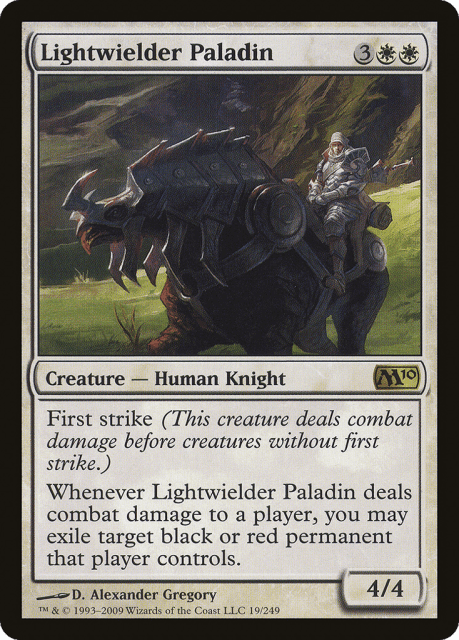 Lightwielder Paladin (19) — Magic 2010