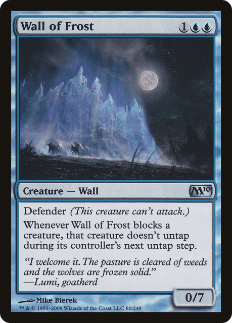 Wall of Frost (80) — Magic 2010
