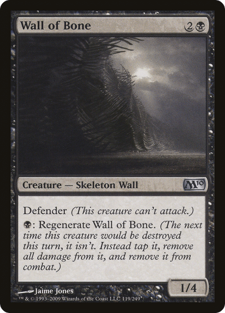 Wall of Bone (119) — Magic 2010