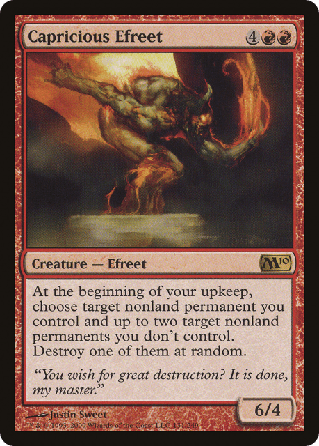 Capricious Efreet (131) — Magic 2010