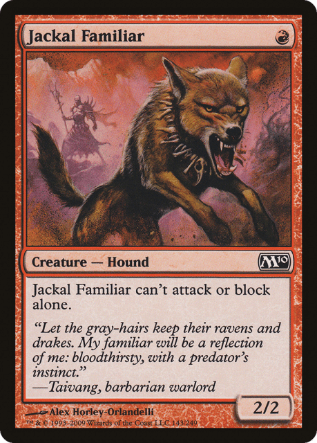 Jackal Familiar (143) — Magic 2010