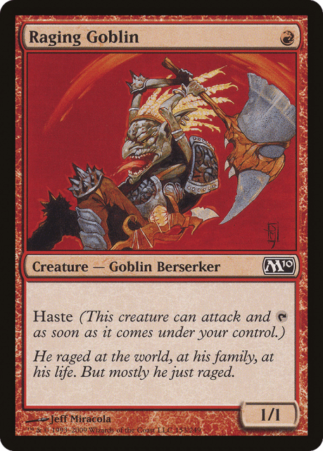 Raging Goblin (153) — Magic 2010