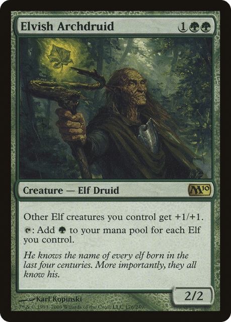Elvish Archdruid (176) — Magic 2010