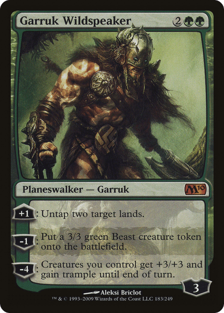 Garruk Wildspeaker (183) — Magic 2010