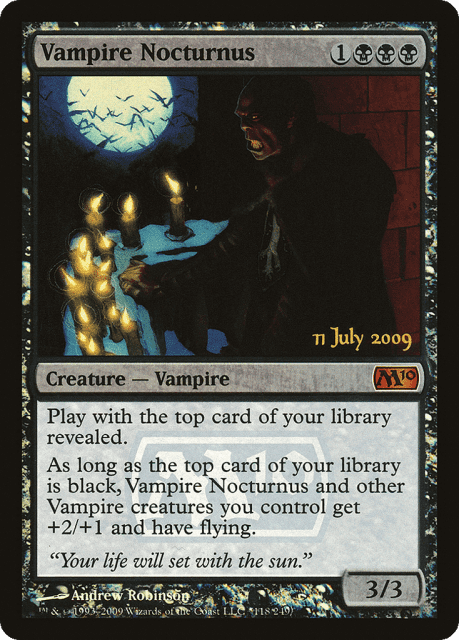 Vampire Nocturnus (118★) — Magic 2010 Promos