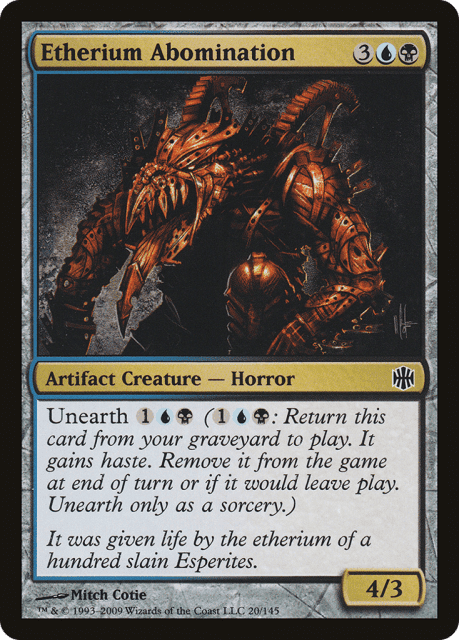 Etherium Abomination (20) — Alara Reborn