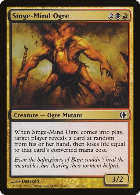 Singe-Mind Ogre (45) — Alara Reborn