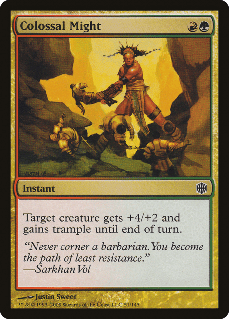 Colossal Might (51) — Alara Reborn