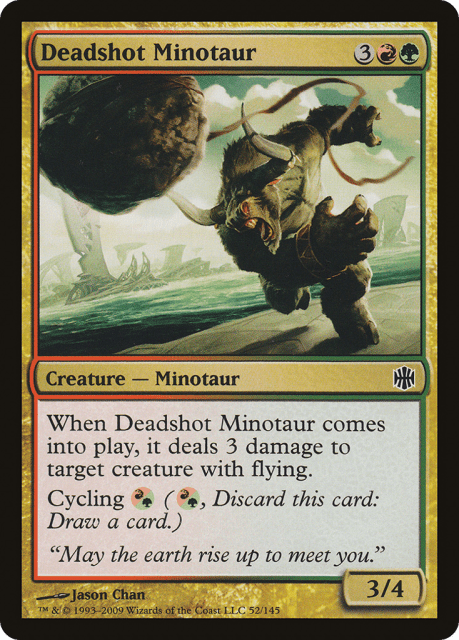Deadshot Minotaur (52) — Alara Reborn