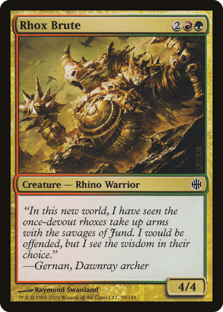 Rhox Brute (59) — Alara Reborn