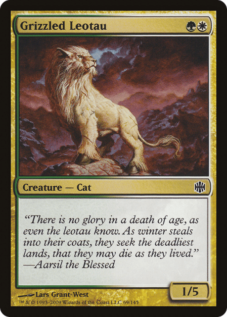 Grizzled Leotau (69) — Alara Reborn