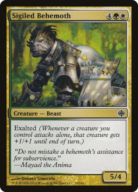 Sigiled Behemoth (79) — Alara Reborn