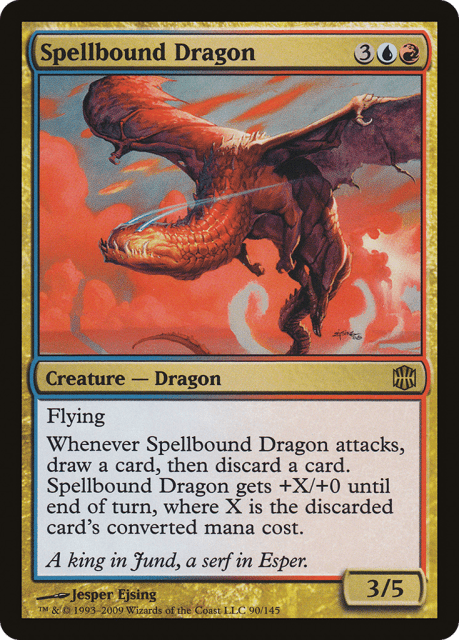 Spellbound Dragon (90) — Alara Reborn
