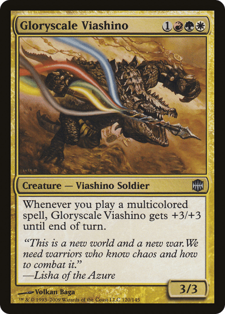 Gloryscale Viashino (120) — Alara Reborn