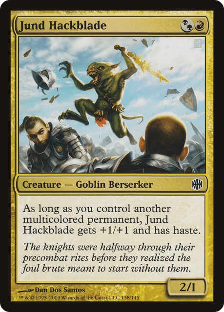 Jund Hackblade (138) — Alara Reborn